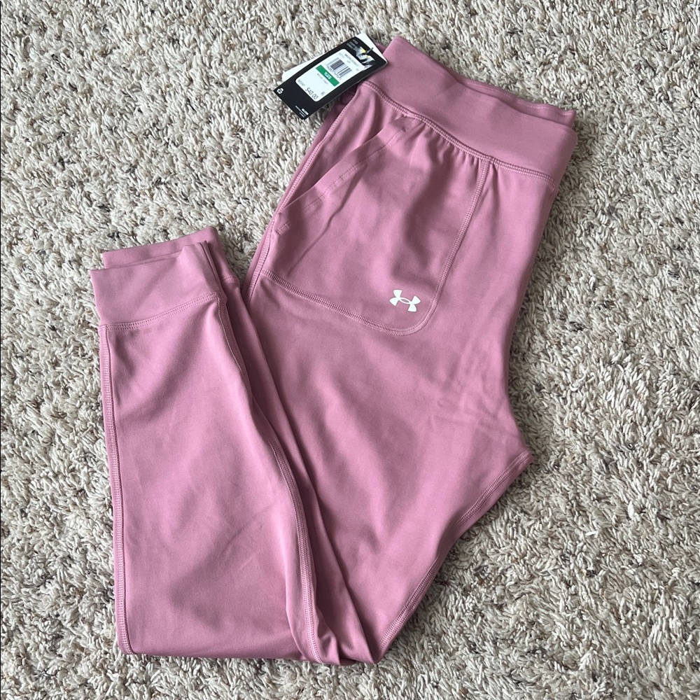 NWT- Under Armour Kids Pink Joggers